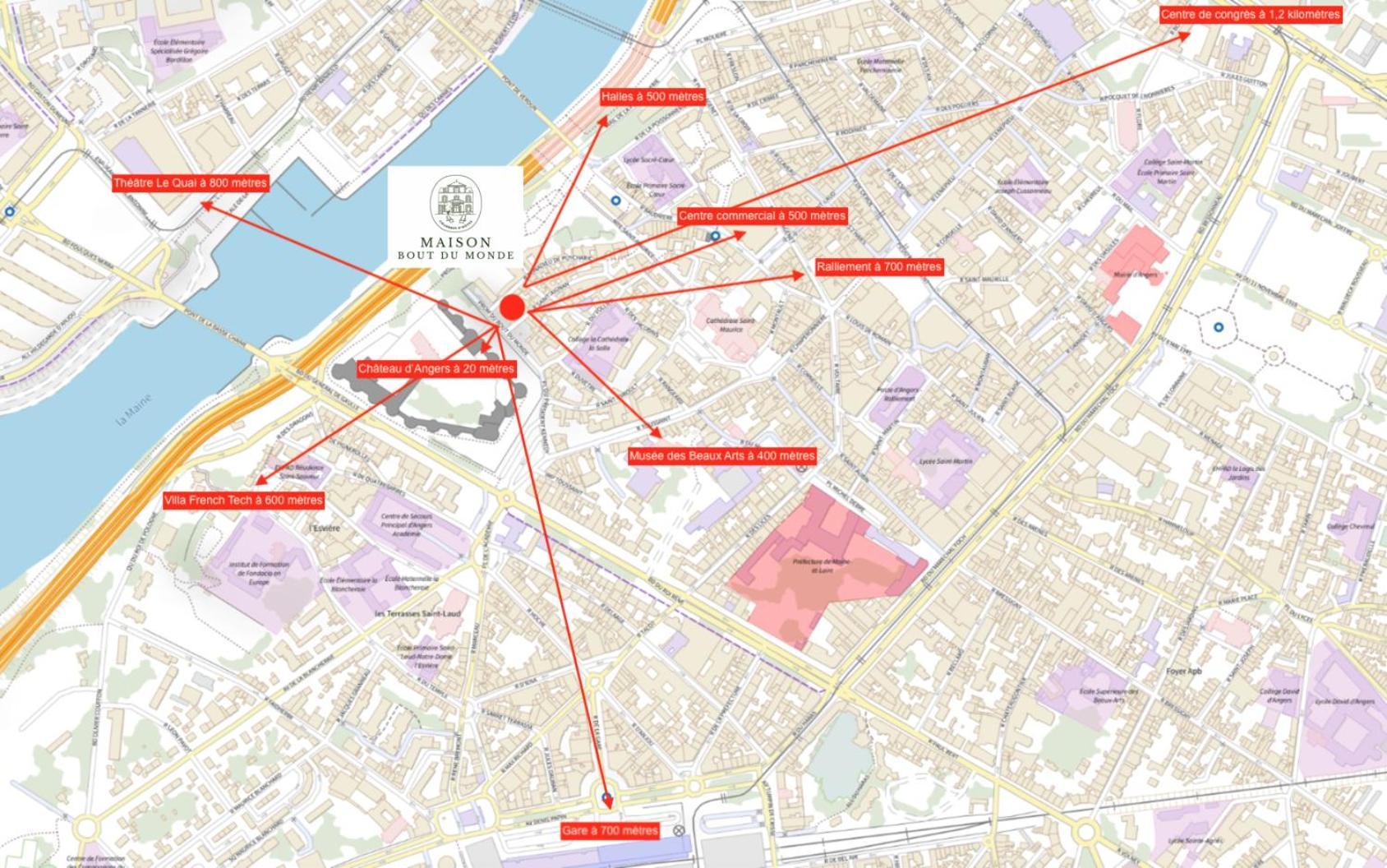 Maison Bout Du Monde Angers Hyper Centre المظهر الخارجي الصورة